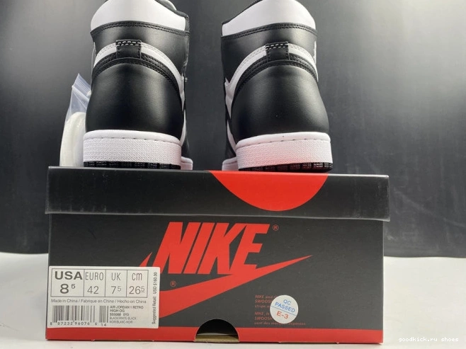 1 (2014) Black Air 555088-010 Retro White Jordan 0628
